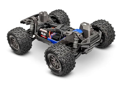 Traxxas Mini Maxx Brushless 4X4 Monster Truck (Blue) | Includes LiPo battery & 2-amp USB-C charger