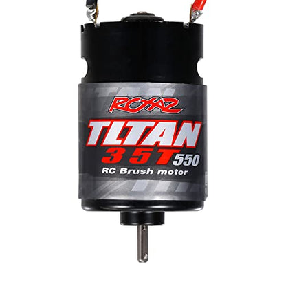 550 Brushed Motor 12T 21T 29T 35T for for 1/10 RC Scale Rock Crawler Off-Road Car TRAXXAS TRX4 TRX6 Redcat Axial SCX10 (550, 35T Brushed Motor) - style: 550, 35T Brushed Motor