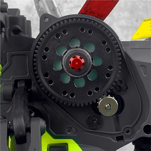 RC Car Parts Compatible with Gorgon for Monster Truck 1/10 RC Car Upgrade Parts Steel Metal 61T/M0.8/32P Spur Gear Main Gear ARA3230ST1