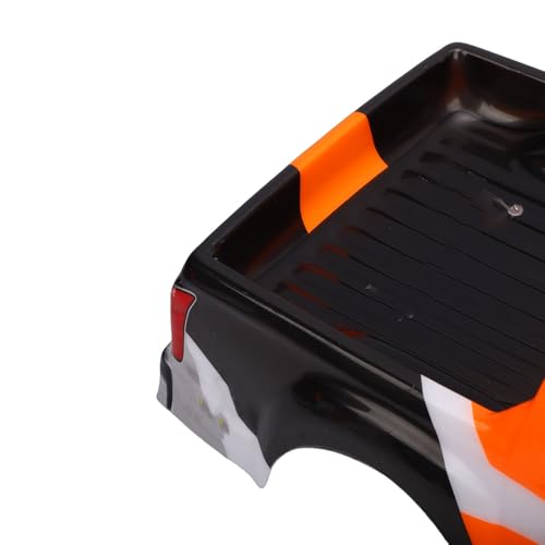 RC Car Body Shell 1/10 Scale Universal Painted Precut Modification 26cm Wheelbase for Pickup Truck (Orange) - color: Orange
