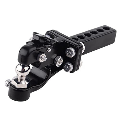 INJORA 1/10 Scale RC Accessories Tow Hook Drop Hitch Receiver,for RC Crawler TRX4 Axial SCX10 90046(Without Ball Buckle) - size: without Ball Buckle