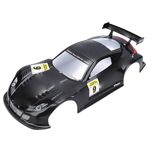 1/10 Scale RC Car Body Shell 1/10 Scale Universal RC Car Shell/Painted for 26cm Wheelbase Sports with Precut PVC Lightweight Protection Clear Graph