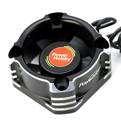 30MM Aluminum Booster High Speed RC Cooling Fan 28K (Black) - 1.18" x 1.18" x 10mm - Perfect for RC Vehicles, ESCs, Motors - color: Black