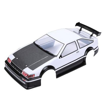 RC Car Body Shell RC Car Painted Body Shell Painted 1/10 Scale Precut PVC Clear Graphic Pattern 26cm Wheelbase Sports
