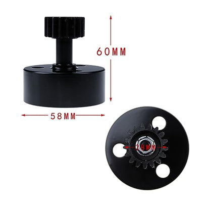 23cc ~ 71cc Engine Clutch Bell with Gear 17T Set for 1/5 Zenoah CY HPI KM ROFUN BAHA ROVAN Baja 5B 5T 5SC SS Buggy Truck Upgrade Parts