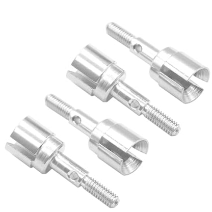 4Pack ShareGoo Metal Wheel Stub Axle Shafts Adapter Drive Axle Cup 02033 Compatible with HSP Redcat Racing Exceed 94123 94111 1/10 RC Car Buggy Truck