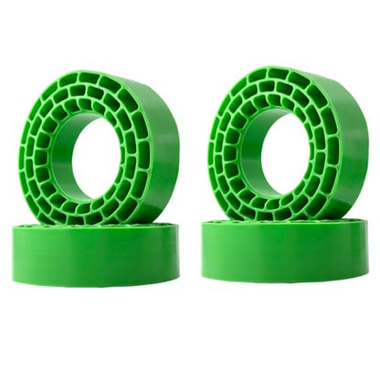 1.55" Silicone Rubber Tire Inserts for 95–97mm RC Crawler Tires – 4PCS (Green) - color: Green