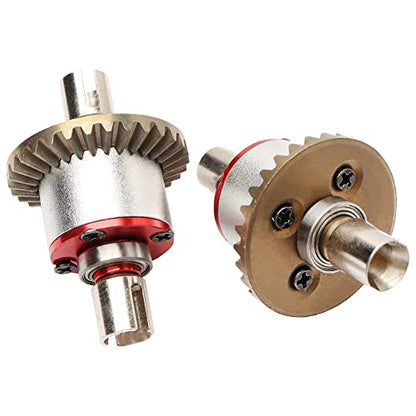 2 Pieces Metal Differential Replacement Spare Parts Accessories Compatible with WLtoys 1/12 Scale 124016 124017 124018 124019 RC Car Upgrade Parts - color: 2pcs Differential