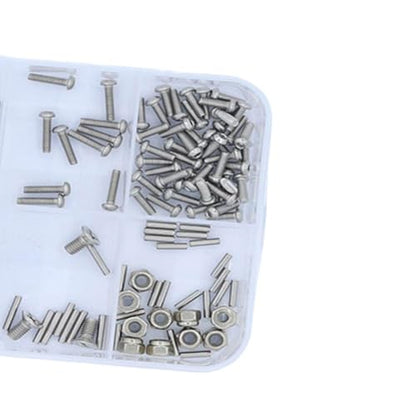 Hex Screws and Nuts Hardware Kit M1.6 M2 M2.5 Grade 12.9 Stainless Steel Compatible with 1/18 RC Crawler