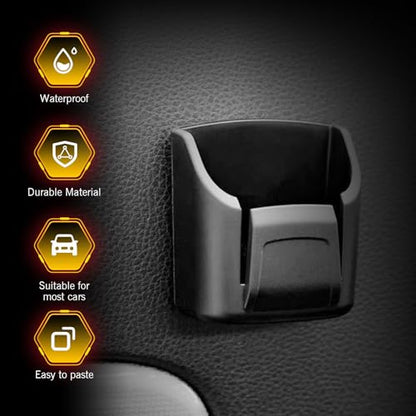 Key Fob Holder, Key Mount Organizer, Multifunctional Organizer Key Remote Mount, Universal Car Accessories (Black) - size: Key Fob Holder (Without Hook)