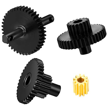 Steel Transmission Pinion Gear Set for TRX4M Defender, Bronco, K10 High Trail, F150 1/18 RC Crawler Car Upgrade Parts - style: 16.6:1
