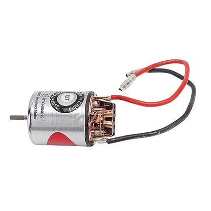 Generic 540 Brushed Motor, Iron with External Replaceable Carbon Brush, High Torsion Strong Magnetic Force for RC Climbing Car Axial Scx10 1/10 Refitting (12T) - size: 12T