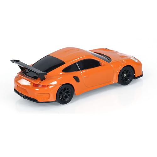 TOUCAN RC HOBBY US in Stock 1/43 2.4G Full Scale Remote Control Electric Mini Drift Car Race Car Toy Radio Lights Traffic Safety Cone Max Speed 15km/h Indoor RC Toys Hobbyist Gift Without Gyro,Orange - color: Orange