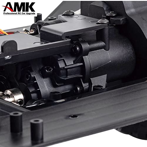 313mm Wheelbase Nylon Chassis Frame Car Body with 2-Speed Transmission 35T 550 Motor for 1/10 RC Crawler Axial SCX10 TRX4 D90 (DIY+Axles)