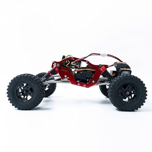 furitek FX118 Fury Wagon XCompetition Upgrade Kit Scale 1/18 RC Crawler RTR - Remote Control Car, RC Crawlers with High-End Upgrades Ready to Install for Adults - color: Red (Tt-0023)