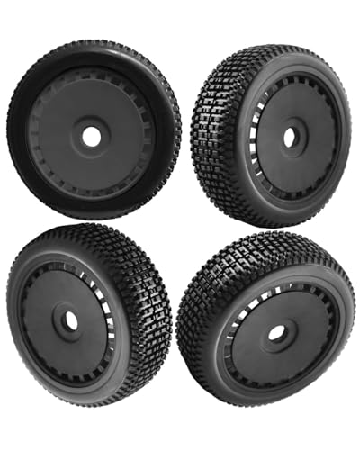 RC 17mm Tires for 1/8 Talion 6S BLX,Typhon 6S 3S BLX,Redca t,Team,L0s1,HPI,HPS,Kyosho,Hobao,Rc Tires Wheels 4PCS,Replace ARA550097,Black - color: Black for Talion 6s Blx