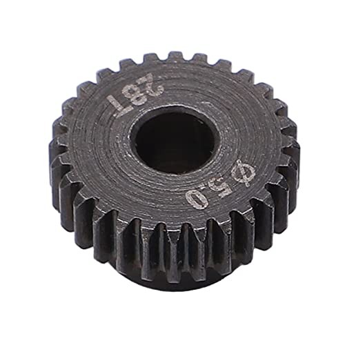RC Motor Pinion Gear, 20T 22T 24T 26T 28T 5Pcs 48DP 5mm Shaft Hole Motor Pinion Gears Fit for Monster 1:10 Scale RC Truck