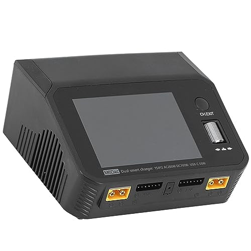 AC DC Balance Charger M6D 15A 1?6S Dual Channel Balance Charger for RC Car Battery