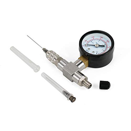 NICECNC 350PSI Shock Nitrogen Needle Fill Tool Compatible with Yamaha YZX,RZR's,Compatible with Arctic Cat,Compatible with Ohlins,Compatible with Raptor Truck Shocks,Snowmobile Shocks,See Fitment!