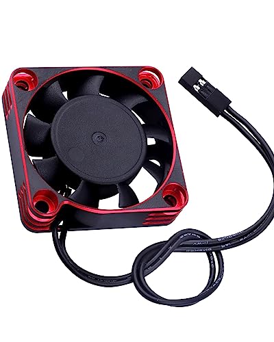 RC Motor Cooling Fan 40x40mm High Speed for ESC/Motor Heat Sink Replacement Red ESC Motor Fan