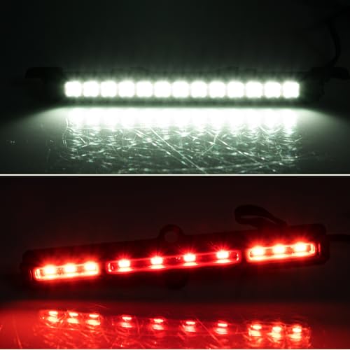 LRFHL 1/16 1/14 RC Light Bar RC LED Light Lamp Kit | for Arrma 1/16 1/14 Mojave Grom 4X4 RTR Brushed Desert Truck, Headlight Taillight Turn Signal Flashing Front and Rear Lights