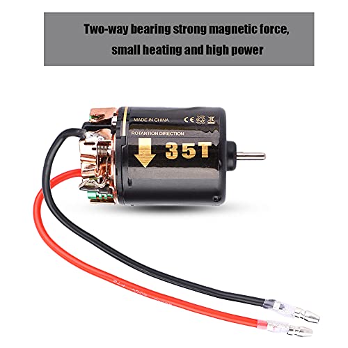 540 RC Brushless Motor, 35T 45T 55T Universal RC Model Car 540 Brushless Motor for Big Trucks Climbing Car Model Motor Replacement Accessory (35T)
