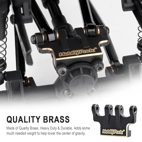 Hobbypark Aluminum High Clearance Links Set & Brass Link Mounts for Axial SCX24 Gladiator 1/24 Crawler Car Upgrade Parts