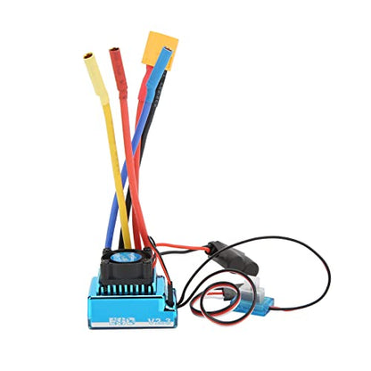 Keenso RC Brushless Motor ESC Combo, Aluminum Alloy HighPerformance 3650 2300KV Brushless Motor 120A ESC for 1/10 1/8 RC Cars
