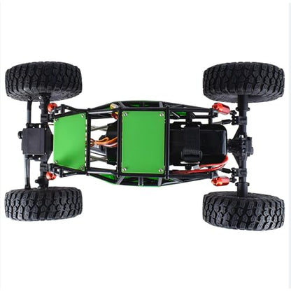 Hobby Remote Control 1/10 Rock Crawler 2.4G 4 * 4 RTR Electric Radio Off-Road Truck Hobby Grade Model for Ages 14+(Green) - color: Green