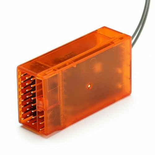 Orange CM703 7CH DSMX Compatible Receiver– 2.4GHz 7-Channel RC Receiver with PPM/PWM Output, Enhanced Anti-Interference, for Spektrum/JR Transmitters