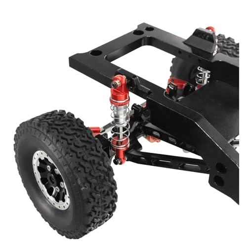 for MN 82 82s 82Pro LC79 Oil Filled Shocks All Metal Set RC Car Upgrade Modification Accessories Repair Parts Rc Parts - color: Red