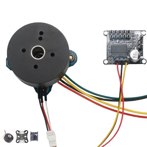 2804 Brushless Outrunner Hollow Shaft DC Motor Kit with AS5600 Magnetic Encoder & SimpleFOC Mini Driver Board for Gimbal Drones