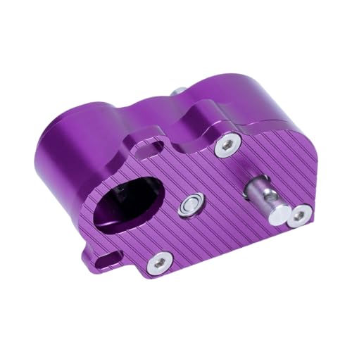 1/10 RC Transmission Speed Gearbox,LCG Crawler R2 Metal Transmission Low Center of Gravity Gearbox for 1/10 RC Car SCX10 TRX4 RC4WD Capra Axle DIY Chassis(Purple) - color: Purple