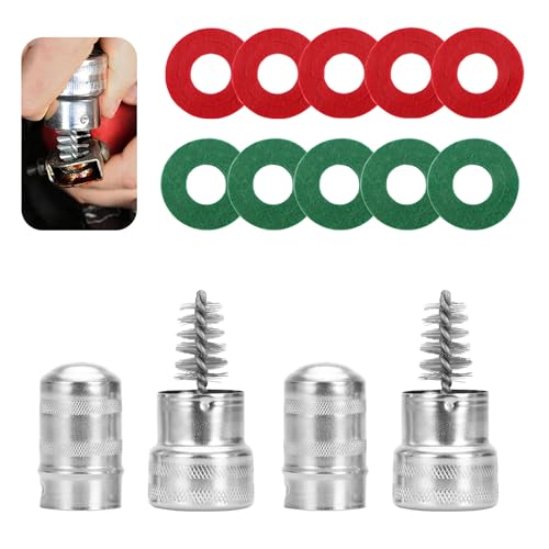 12 in 1 Battery Terminal Cleaner Kit - Must Have Tool Best for Extend Car Marine Battery Life with 10PCS Fiber Washers Protector and 2PCS Cleaning Brush