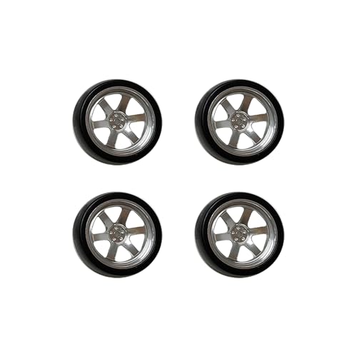 Replacement Wheels for LDRC LD1899 With Metal Rims | Drift Tires for LD1804 LD1898 LD1802 LD1803 AE86(M03s-047) - color: Drift Tires-MD03S-047