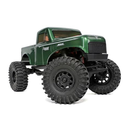 Redcat Racing Ascent 18 Brushless RC Rock Crawler – 4WD 1/18 RC Crawler with Portal Axles, High Steer Geometry, Waterproof ESC, LiPo Battery, RTR Hobby Grade RC Truck 4x4 - Green - color: Green