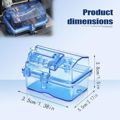 Waterproof Receiver Protector ESC Dustproof Case Transparent Box Compatible with Traxxas TRX-4 Huanqi727 1/10 RC Crawler Car