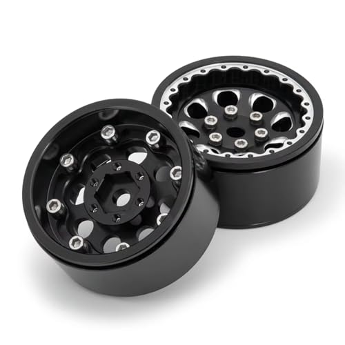 Parts For Axial For SCX10 D90 CC01 1/10 Aluminum Alloy 1.9 Inch Beadlock Wheel Rim Hubs RC Crawler Car Truck Model Upgrade Parts