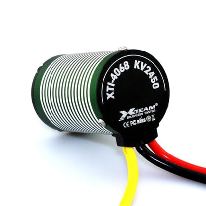 4068 2450KV Brushless Motor Shaft Diameter 5MM Connector 6.5MM for 1/8 Scale On-Road Buggy Drift Racing RC Car