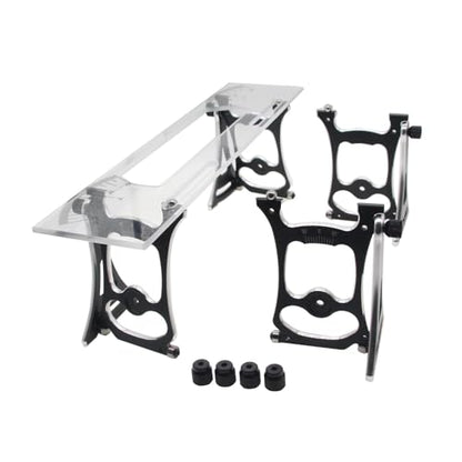 RC Car Setup Station Compatible with 1/10 Touring Model Cars | for 1/10 On-Road Car,Chassis Alignment and Camber Gauge Tool Set,Suspension Tuning Kit