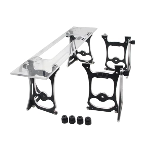 RC Car Setup Station Compatible with 1/10 Touring Model Cars | for 1/10 On-Road Car,Chassis Alignment and Camber Gauge Tool Set,Suspension Tuning Kit