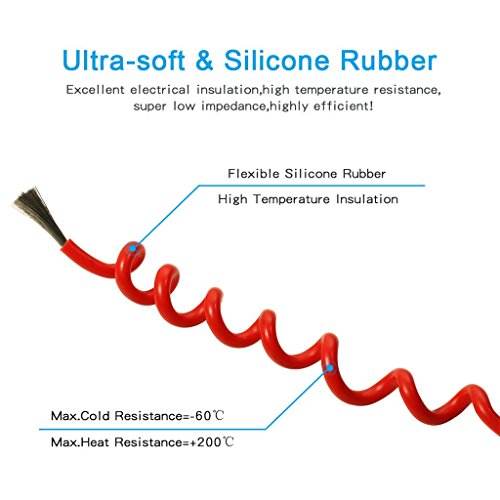 BNTECHGO 10 AWG Silicone Wire Kit 7 Color Each 25ft Stranded Tinned Copper | Flexible 10 Gauge Stranded Wire Silicone Rubber Insulation For RC Models, Drone, Robot, Battery, EV Charger, 3D Printer, DIY