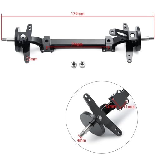 Rc Connecting Rod Compatible with Tamiya for LMT 4WD 1/14 RC Truck Tractor Car Front Axle Steering Assembly Metal Link Pole Linkage Rod Upgrade Parts