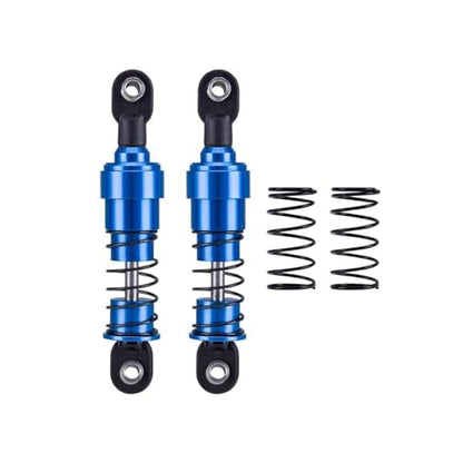 75mm-115mm Big Bore Shocks, RC Crawler Shocks for 1/10 RC Crawler LCG Chassis Gspeed V3 Element Enduro SCX10 TRX4 Gamde R1 Comp Builds DIY (Blue 75mm 2pcs) - color: Blue 75mm 2pcs