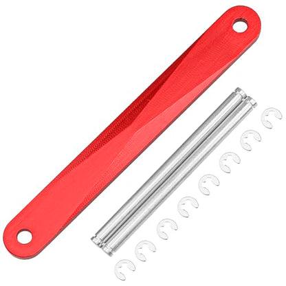 Share Goo Metal Tie Bar Suspension Hinge Pins 2532 2640 Compatible with Traxxas 2WD Slash Rustler VXL 1/10 RC Car - color: Red