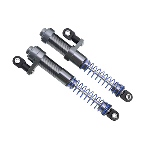 1/10 Metal Adjustable Shock Absorbers Oil Damper 80-100mm for RC Crawler Car Axial SCX10 90046 Capra TRX4 Redcat Gen8 Upgrade (Titanium 2Pcs) - color: Titanium 2Pcs