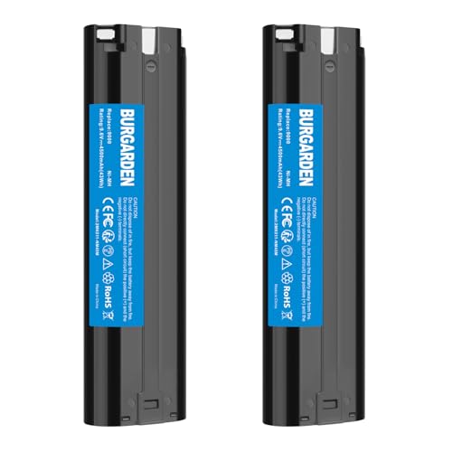 Upgraded 2Pack 4500mAh Ni-MH 9000 Battery for Makita 9.6V 9000 9033 6095d | da391d kr23/43 9600 6096d 9001 9002 192696-2 193890-9 632007-4