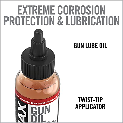 Real Avid Gun Oil - 4 Ounce Gun Oil Bottle - Elite Gun Cleaning Oil - All-in-One Shooter Lube Rust Protectant & Gun Lubricant - Premium Gun Lube - color: Clear, size: 4oz BOTTLE liquid
