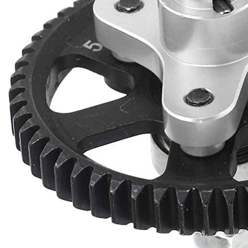 Aluminum Steel Differential Slipper Clutch, Slipper Clutch Assembly, 54T Aluminum Steel Differential Gear Slippers Clutches, for Traxxas Slash, Rustie 4x4 1/10 RC Car (Silver) - color: Silver