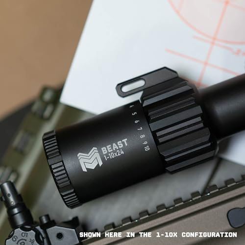 Monstrum Beast ED 1-10x First Focal Plane FFP LPVO Scope - style: CM9 Reticle